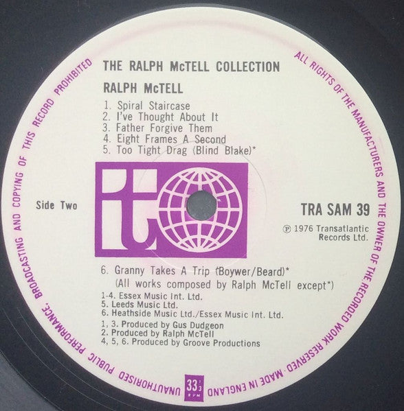 Ralph McTell - The Ralph McTell Collection - Volume Two (Vinyl, LP, Compilation, Stereo) Very Good Plus (VG+) / Very Good Plus (VG+)