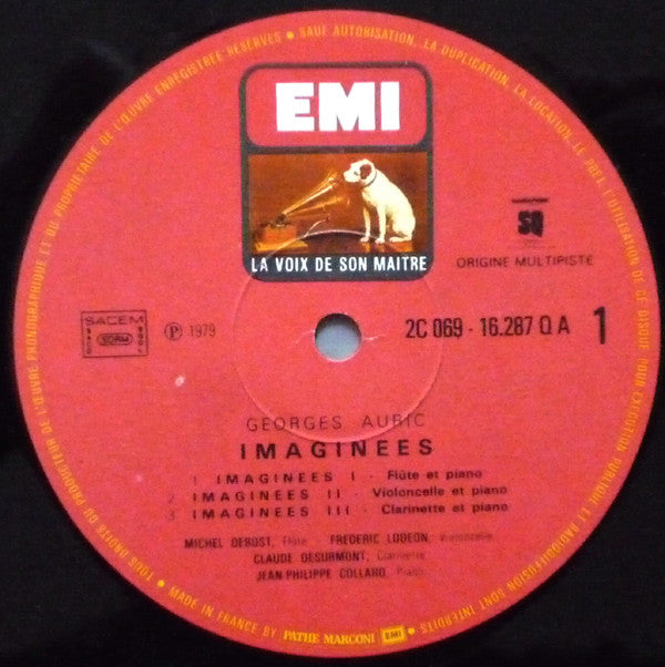 Georges Auric - Imaginées (Vinyl, LP, Album, Quadraphonic) Very Good Plus (VG+) / Very Good Plus (VG+)