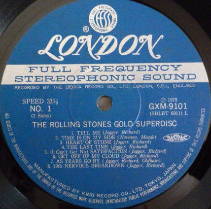 The Rolling Stones - Gold Superdisc (Vinyl, LP, Compilation) Near Mint (NM or M-) / Very Good (VG)