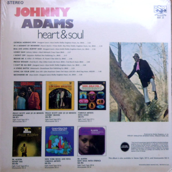 Johnny Adams - Heart & Soul (Vinyl, LP, Album, Stereo) Good Plus (G+) / Good Plus (G+)