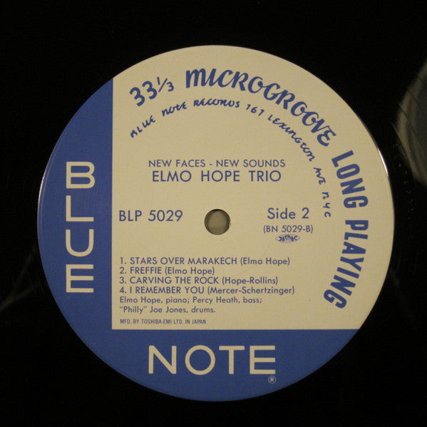 Elmo Hope Trio - New Faces - New Sounds (Vinyl, LP, Album, Limited Edition, Reissue, Mono) Near Mint (NM or M-) / Very Good Plus (VG+)