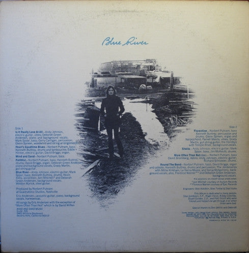 Eric Andersen (2) - Blue River (Vinyl, LP, Album) Good Plus (G+) / Very Good (VG)