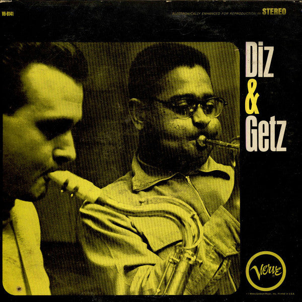 Dizzy Gillespie - Diz And Getz (Vinyl, LP, Album, Stereo, Reissue) Very Good Plus (VG+) / Very Good (VG)