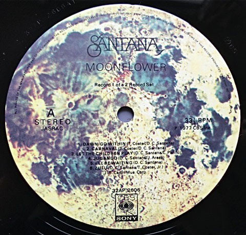 Santana - Moonflower (2xVinyl, LP, Album, Reissue) Very Good (VG) / Very Good (VG)