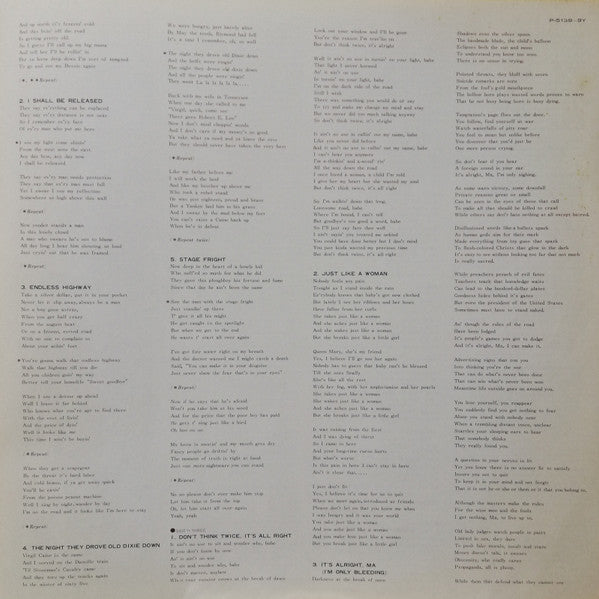 Bob Dylan - Before The Flood (2xVinyl, LP, Album) Very Good Plus (VG+) / Very Good Plus (VG+)