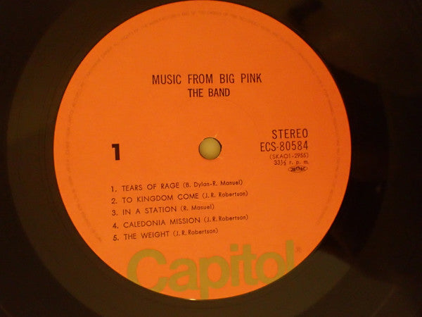The Band - Music From Big Pink (Vinyl, LP, Album, Reissue) Very Good (VG) / Very Good Plus (VG+)