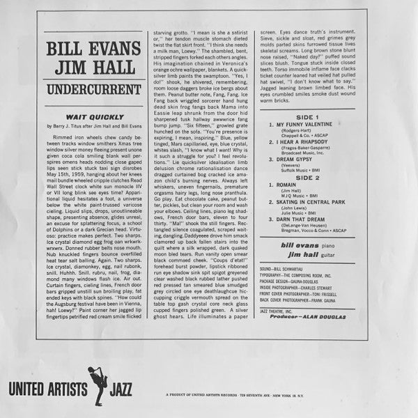 Bill Evans - Undercurrent (Vinyl, LP, Album, Limited Edition, Reiss...