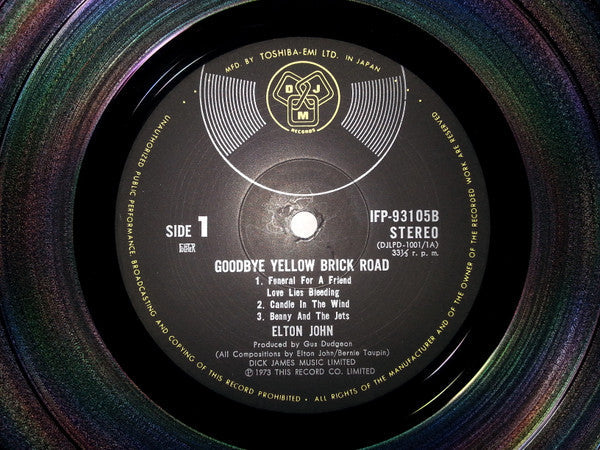 Elton John - Goodbye Yellow Brick Road (Vinyl, LP, Album)