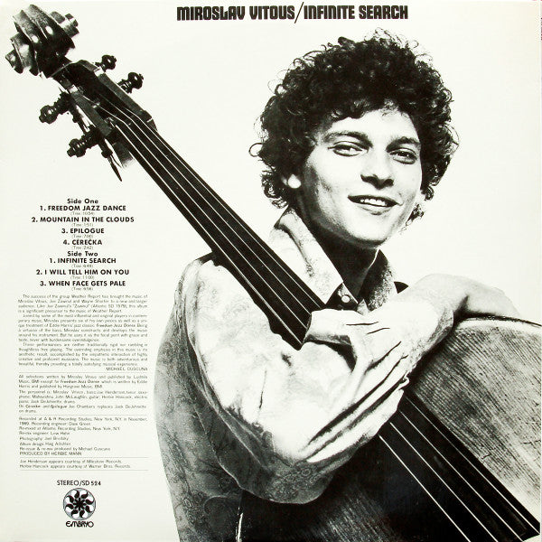 Miroslav Vitous - Infinite Search (Vinyl, LP, Album, Reissue, Stereo)