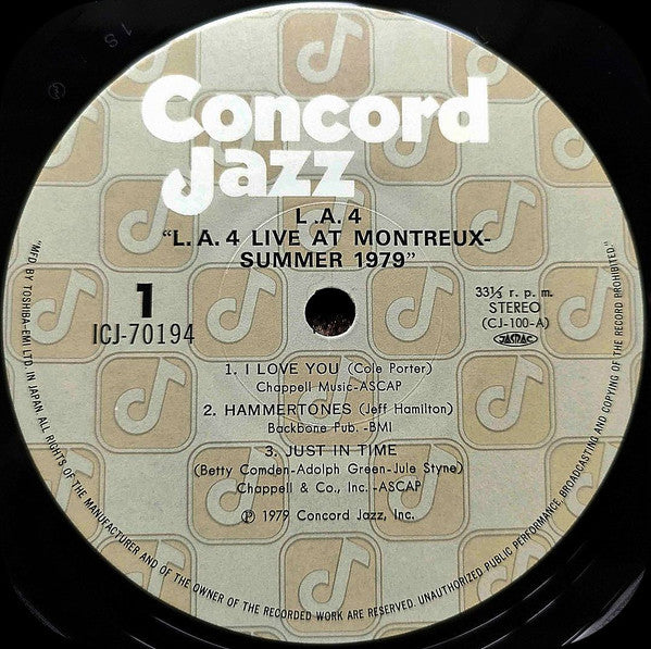 LA4 - Live At Montreux (Vinyl, LP, Album)