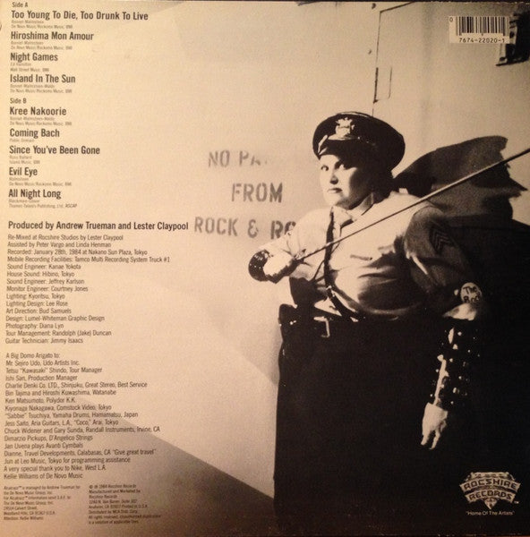 Alcatrazz - Live Sentence (No Parole From Rock 'n' Roll) (Vinyl, LP, Album, Stereo) Very Good (VG) / Very Good Plus (VG+)