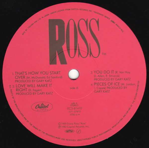 Diana Ross - Ross (Vinyl, LP, Album)