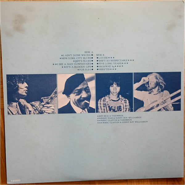 Jeff Beck - Beck, Page & Clapton (Vinyl, LP, Compilation) Very Good Plus (VG+) / Very Good Plus (VG+)
