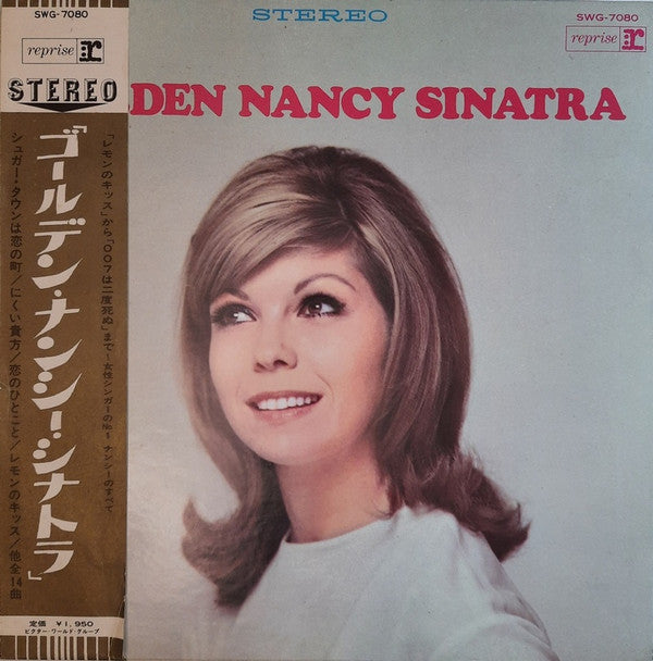 Nancy Sinatra - Golden Nancy Sinatra (Vinyl, LP, Compilation, Stereo)