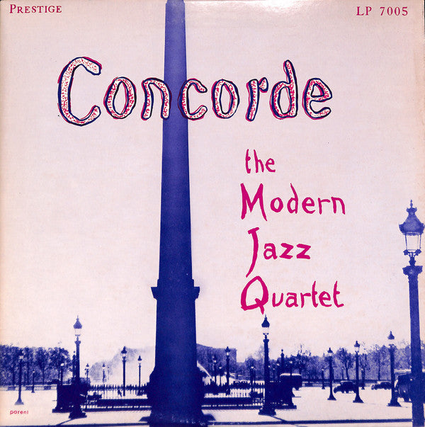 The Modern Jazz Quartet - Concorde (Vinyl, LP, Album, Reissue, Mono) Very Good Plus (VG+) / Very Good Plus (VG+)