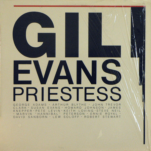 Gil Evans - Priestess (Vinyl, LP, Album) Very Good Plus (VG+) / Very Good (VG)