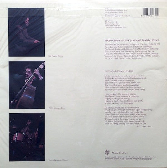 Bill Evans - You Must Believe In Spring (Vinyl, LP, Album, Reissue) Very Good Plus (VG+) / Near Mint (NM or M-)