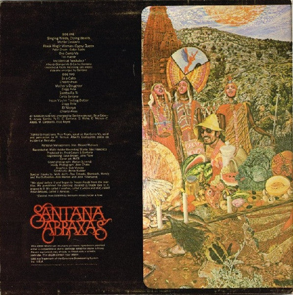 Santana - Abraxas (Vinyl, LP, Album, Repress, Stereo) Good Plus (G+) / Good Plus (G+)