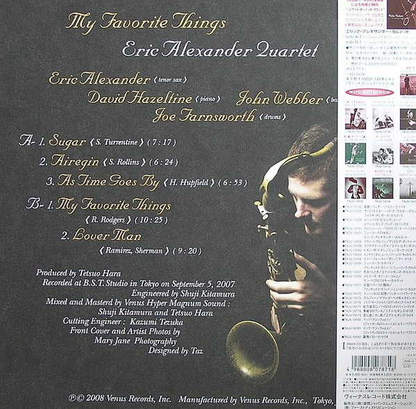 Eric Alexander Quartet - My Favorite Things (Vinyl, LP, Album, Limited Edition, Stereo) Very Good Plus (VG+) / Very Good Plus (VG+)