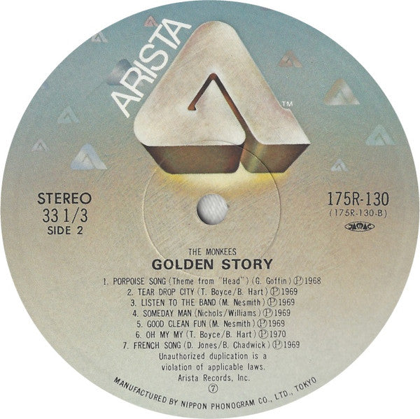 The Monkees - Golden Story (Vinyl, LP, Compilation)