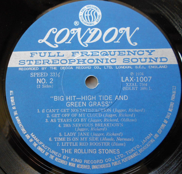 The Rolling Stones - Big Hits [High Tide And Green Grass] (Vinyl, L...