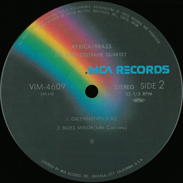 The John Coltrane Quartet - Africa / Brass (Vinyl, LP, Album, Reiss...