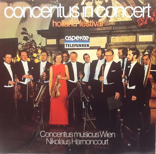 Concentus Musicus Wien - Concentus In Concert (Holland Festival) (Vinyl, LP, Reissue, Stereo) Very Good (VG) / Very Good (VG)