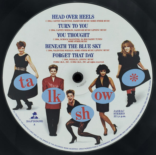 Go-Go's - Talk Show = トーク・ショウ (Vinyl, LP, Album, Stereo) Near Mint (NM or M-) / Near Mint (NM or M-)