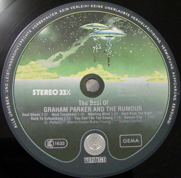 Graham Parker And The Rumour - The Best Of Graham Parker And The Rumour (Vinyl, LP, Compilation) Very Good Plus (VG+) / Very Good (VG)