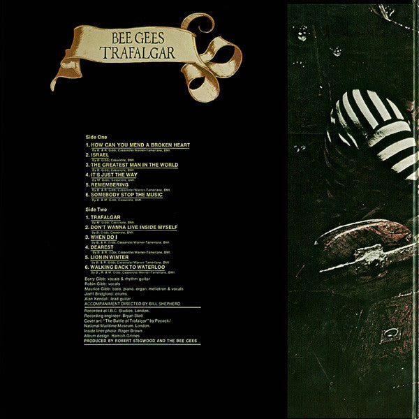 Bee Gees - Trafalgar (Vinyl, LP, Album, Reissue, Stereo) Very Good Plus (VG+) / Very Good (VG)