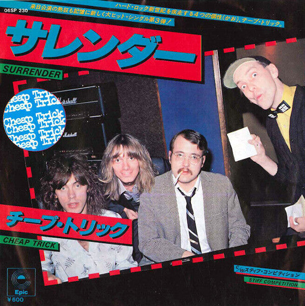Cheap Trick - Surrender (Vinyl, 7", 45 RPM, Single, Stereo)