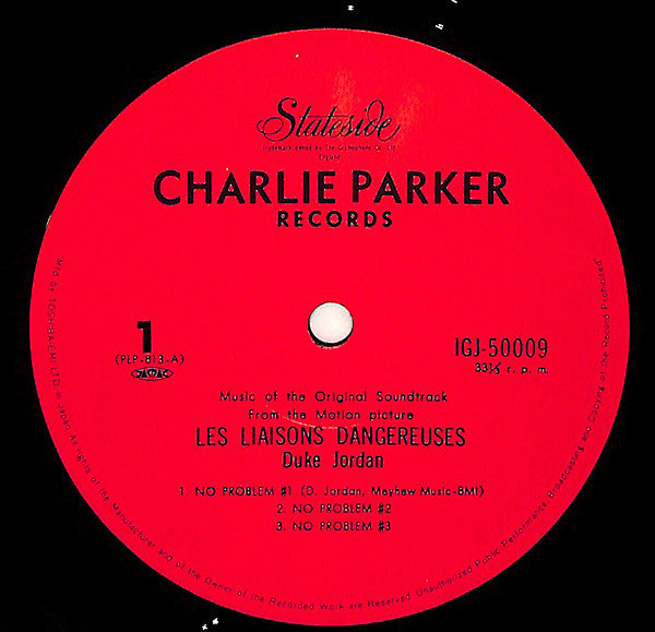 Duke Jordan - Les Liaisons Dangereuses (Vinyl, LP, Album, Reissue) Very Good (VG) / Very Good (VG)