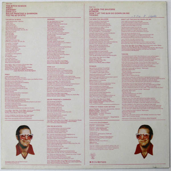 Elton John - Caribou (Vinyl, LP, Album)