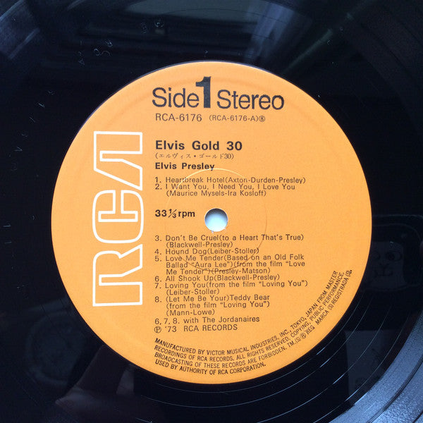 Elvis Presley - Elvis Gold 30 (2xVinyl, LP, Compilation) Very Good Plus (VG+) / Very Good (VG)