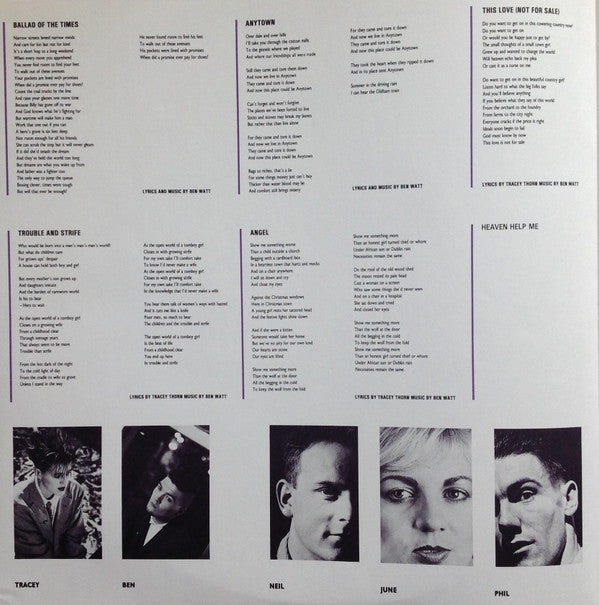 Everything But The Girl - Love Not Money = ラヴ・ノット・マネー (Vinyl, LP, Album, Limited Edition) Very Good Plus (VG+) / Very Good (VG)