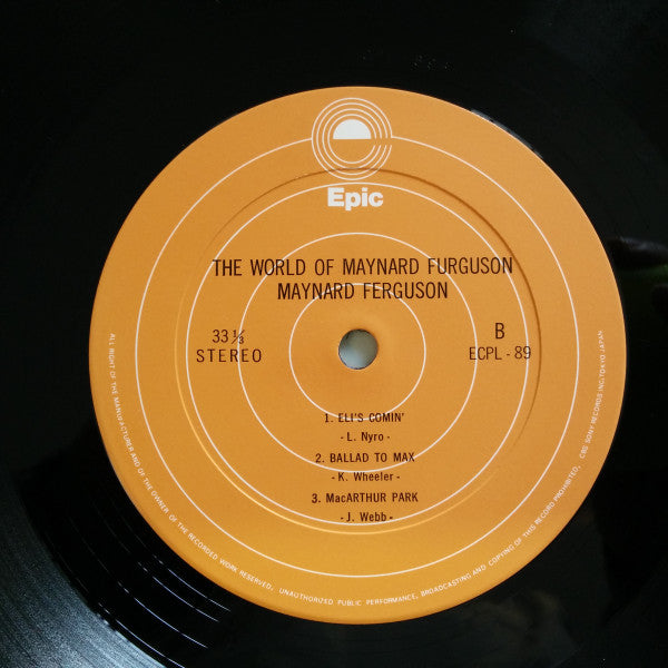 Maynard Ferguson - The World Of Maynard Furguson (Vinyl, LP) Very Good (VG) / Very Good (VG)