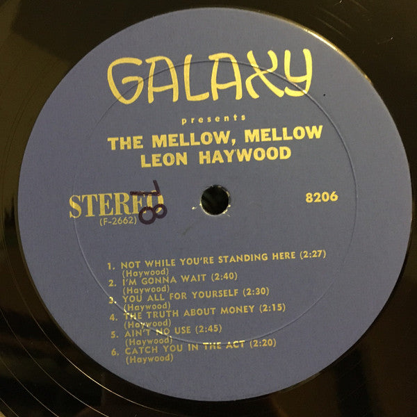 Leon Haywood - The Mellow, Mellow Leon Haywood (Vinyl, LP, Album, Stereo) Very Good Plus (VG+) / Good Plus (G+)