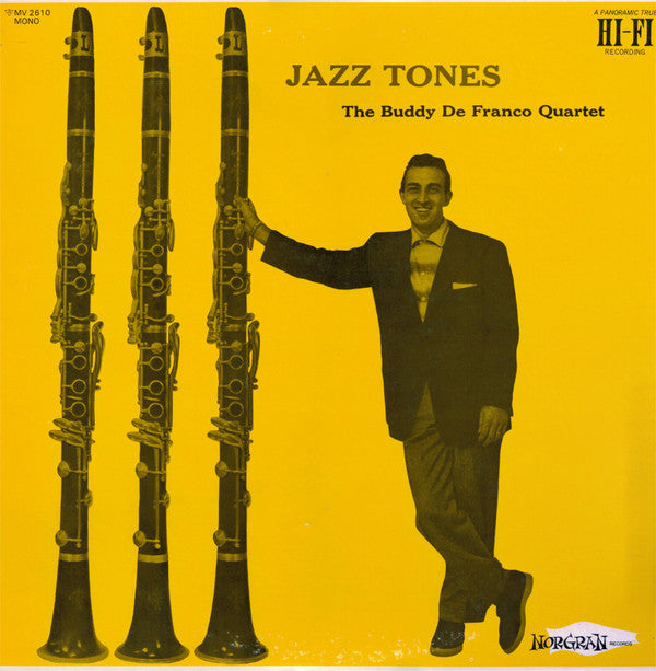 Buddy DeFranco Quartet - Jazz Tones (Vinyl, LP, Album, Reissue, Mono) Very Good Plus (VG+) / Very Good Plus (VG+)