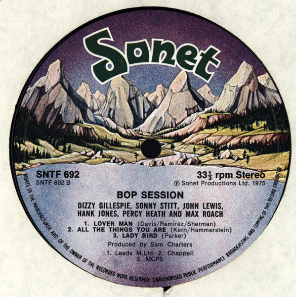 Dizzy Gillespie - The Bop Session (Vinyl, LP, Album) Good Plus (G+) / Good Plus (G+)