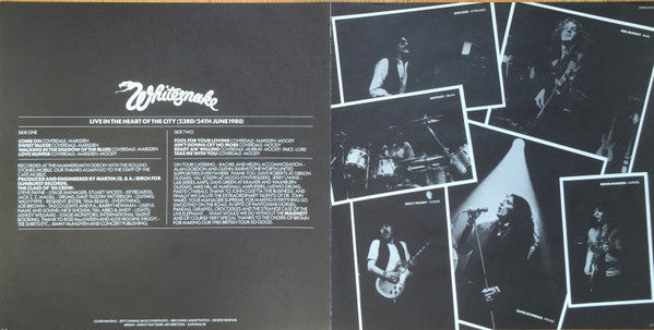 Whitesnake - Live... In The Heart Of The City (Vinyl, LP, Album, Stereo) Very Good (VG) / Very Good (VG)