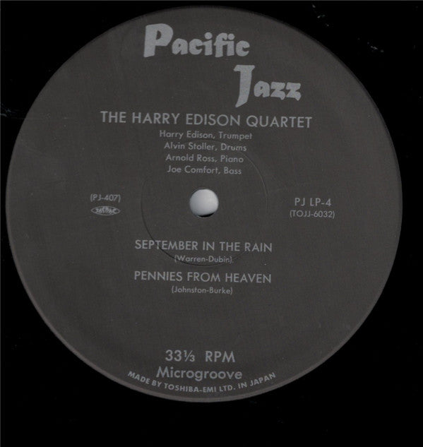 The Harry Edison Quartet - 'Sweets' At The Haig (Vinyl, LP, Album, Reissue, Mono) Very Good Plus (VG+) / Very Good Plus (VG+)