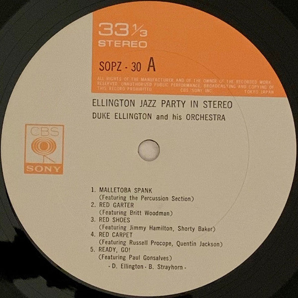 Duke Ellington And His Orchestra - ‎ Ellington Jazz Party (Vinyl, L...