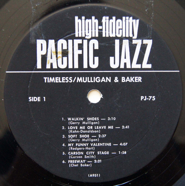 Gerry Mulligan - Timeless (Vinyl, LP, Compilation) Very Good (VG) / Poor (P)