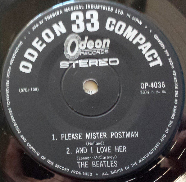 The Beatles - A Hard Day's Night (Vinyl, 7", 33 ⅓ RPM, Stereo) Good Plus (G+) / Good Plus (G+)