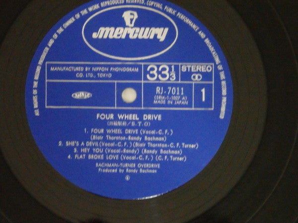 Bachman-Turner Overdrive - Four Wheel Drive (Vinyl, LP, Album)