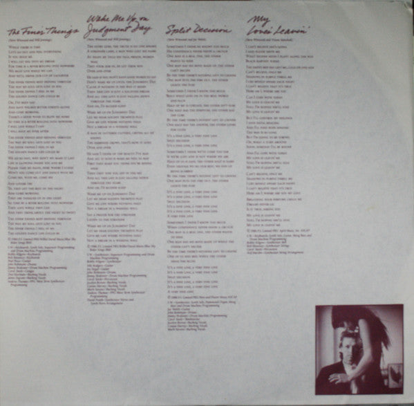 Steve Winwood - Back In The High Life (Vinyl, LP, Album, Club Edition, Stereo) Very Good Plus (VG+) / Very Good Plus (VG+)