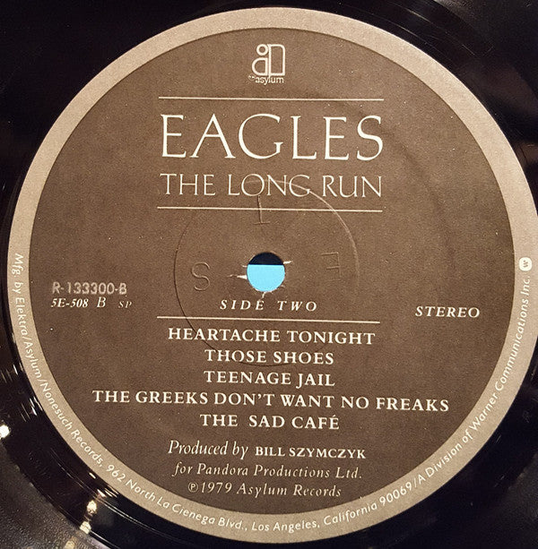 Eagles - The Long Run (Vinyl, LP, Album, Club Edition, Stereo) Good Plus (G+) / Very Good (VG)