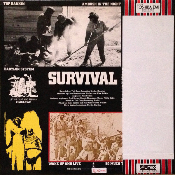 Bob Marley & The Wailers - Survival (Vinyl, LP, Album, Promo) Very Good Plus (VG+) / Good Plus (G+)