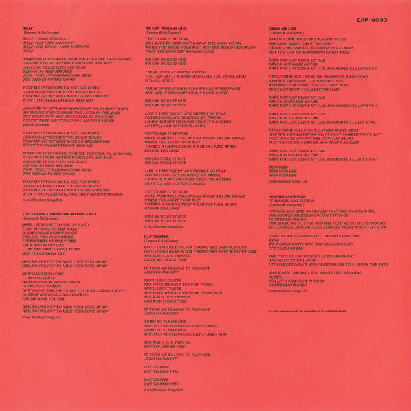 The Beatles - 1962-1966 = 1962年〜1966年 (Vinyl, LP, Album, Compilatio...