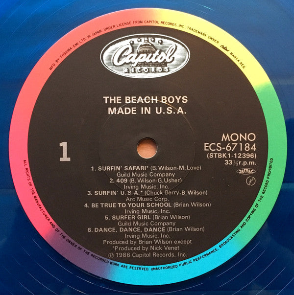 The Beach Boys - Made In USA (2xVinyl, LP, Compilation, Stereo, Mono) Very Good Plus (VG+) / Very Good Plus (VG+)